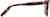 Side view of Golden Charm 4465125 in Tortoiseshell thumbnail