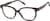 Angle view of Square Glasses 4465215 in Brown thumbnail