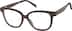Square Glasses 4465215 in Brown