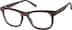 Square Glasses 4465315 in Brown