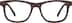 Rectangle Glasses 4465315 in Brown