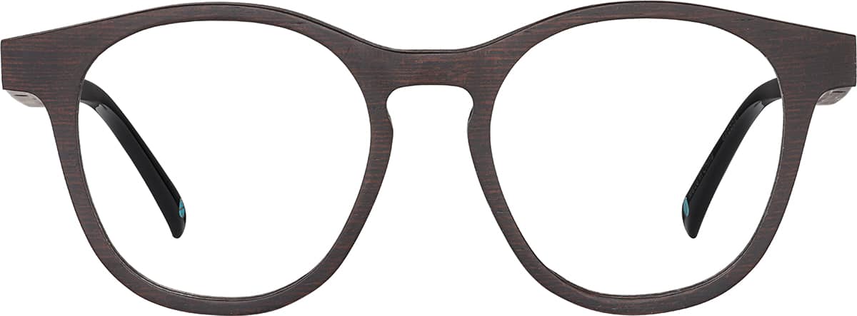 Front view of Round Glasses 4465521 in Black