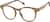 Angle view of Round Glasses 4465532 in Light Brown thumbnail