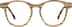 Round Glasses 4465532 in Light Brown