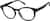 Angle view of Round Glasses 4465621 in Black thumbnail
