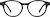 Front view of Round Glasses 4465621 in Black thumbnail