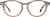 Front view of Round Glasses 4465632 in Light Brown thumbnail