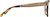 Side view of Round Glasses 4465632 in Light Brown thumbnail