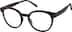 Round Wooden Glasses 4465721 in Ebony Stain
