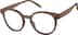 Round Wooden Glasses 4465732 in Brown