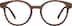 Round Wooden Glasses 4465732 in Brown