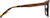 Side view of Round Wooden Glasses 4465732 in Brown thumbnail