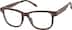 Square Glasses 4465832 in Brown