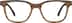 Rectangle Glasses 4465915 in Brown