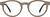 Front view of Round Glasses 4466032 in Brown thumbnail