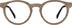 Round Glasses 4466032 in Brown
