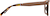 Side view of Square Glasses 4466115 in Brown thumbnail
