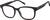 Angle view of Square Glasses 4466121 in Black thumbnail