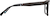 Side view of Square Glasses 4466121 in Black thumbnail