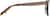 Side view of Square Glasses 4466132 in Brown thumbnail