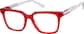 Angle view of Eternal Harmony Glasses 4466218 in Red thumbnail