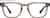 Front view of Blissful Moon Glasses 4466315 in Brown thumbnail