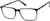 Angle view of Rectangle Glasses 4466515 in Brown thumbnail