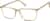 Angle view of Rectangle Glasses 4466522 in Yellow thumbnail