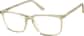 Angle view of Rectangle Glasses 4466522 in Yellow thumbnail