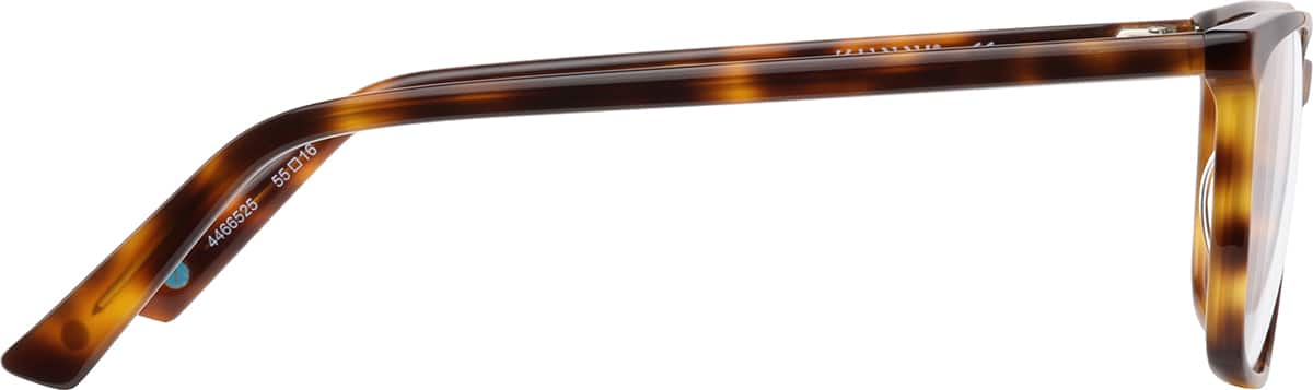 Side view of Rectangle Glasses 4466525 in Tortoiseshell