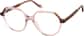 Angle view of Geometric Glasses 4466619 in Pink thumbnail