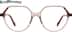 Geometric Glasses 4466619 in Pink