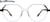 Front view of Geometric Glasses 4466623 in Clear thumbnail
