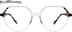 Geometric Glasses 4466623 in Clear
