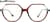 Front view of Geometric Glasses 4466625 in Brown thumbnail