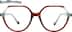 Geometric Glasses 4466625 in Brown