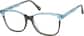 Angle view of Rectangle Glasses 4466712 in Gray thumbnail
