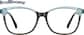Front view of Rectangle Glasses 4466712 in Gray thumbnail