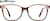 Front view of Cat-Eye Glasses 4466715 in Brown thumbnail