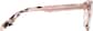 Side view of Rectangle Glasses 4466719 in Pink thumbnail