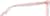 Side view of Square Glasses 4466819 in Pink thumbnail