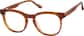 Angle view of Square Glasses 4466825 in Brown thumbnail