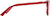 Side view of Square Eyeglasses 4466918 in Red thumbnail