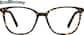 Front view of Square Eyeglasses 4466925 in Tortoiseshell thumbnail