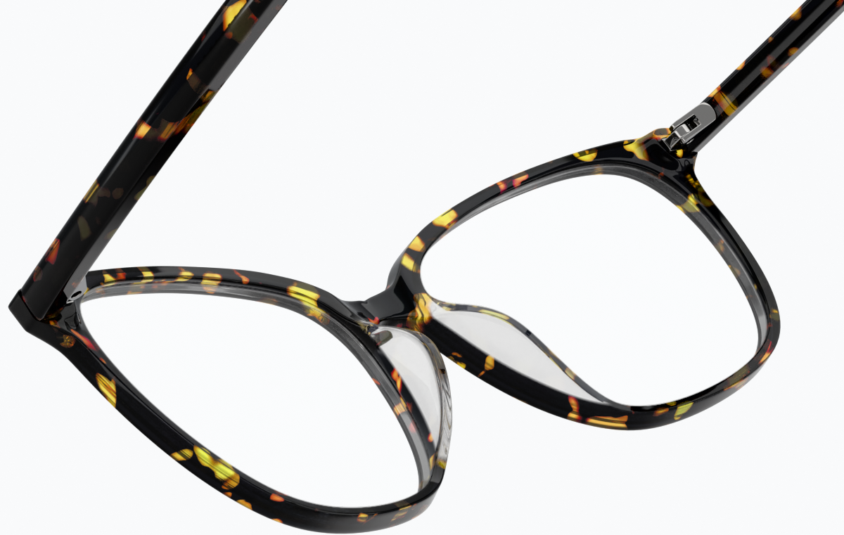 See-through view of Square Eyeglasses 4466925 in Tortoiseshell thumbnail