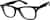 Angle view of Square Glasses 4467121 in Black thumbnail