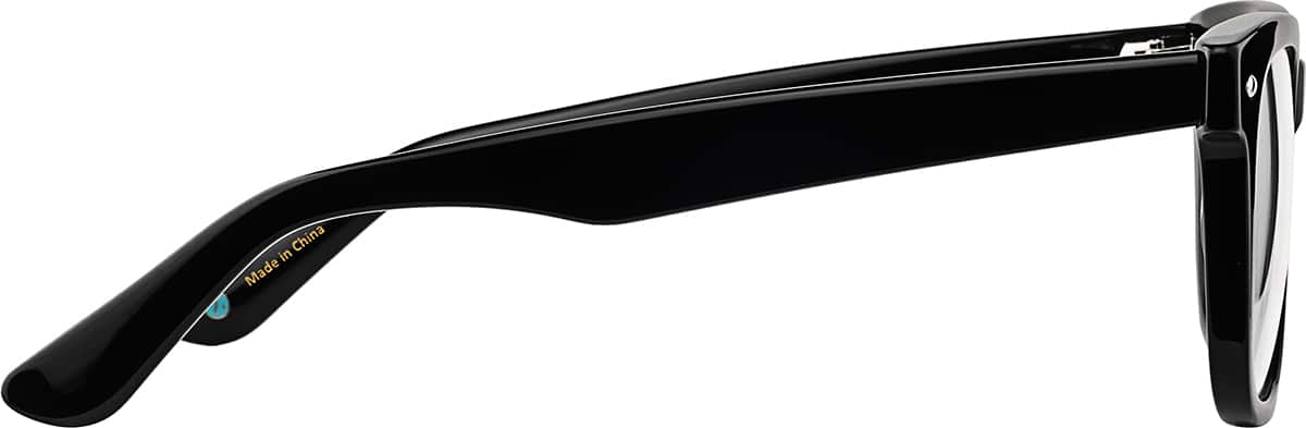 Side view of Square Glasses 4467121 in Black