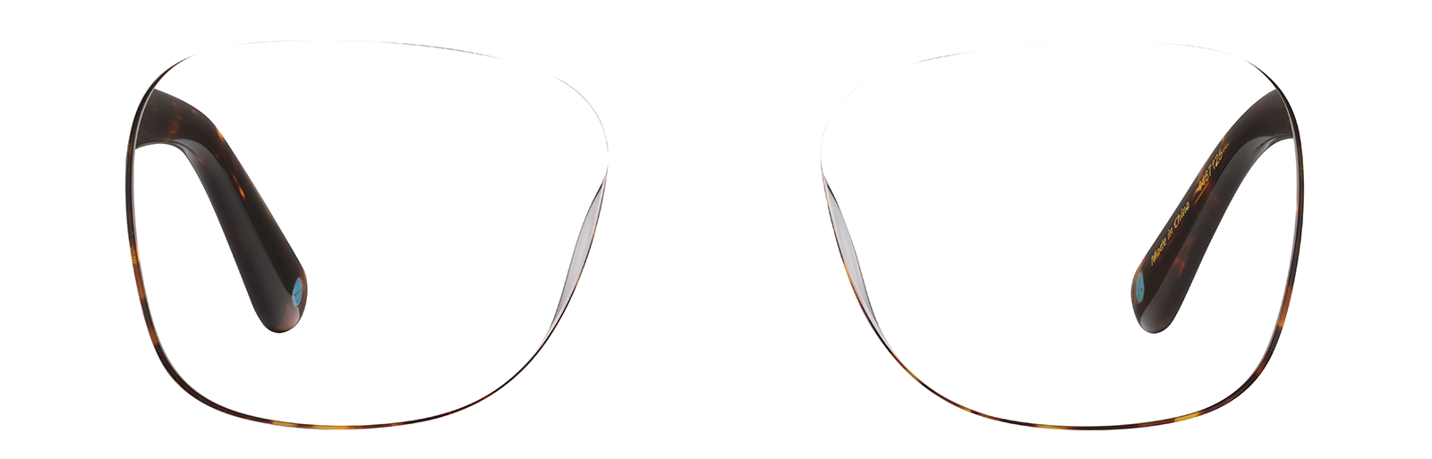 Athena New York Risako 【Tan＆Black】 Tortoiseshell Square Glasses #4467125 | Zenni Optical