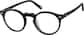 Angle view of Round Glasses 4467221 in Black thumbnail