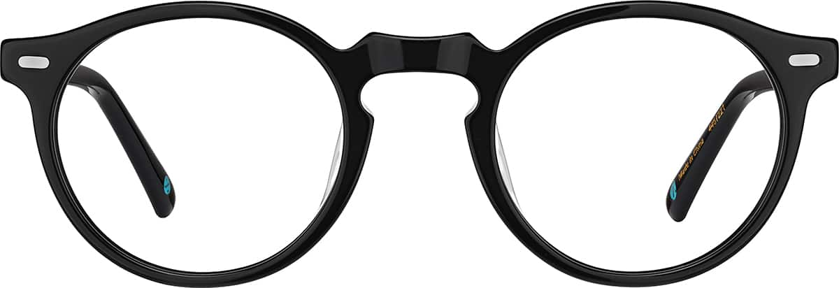 Front view of Round Glasses 4467221 in Black